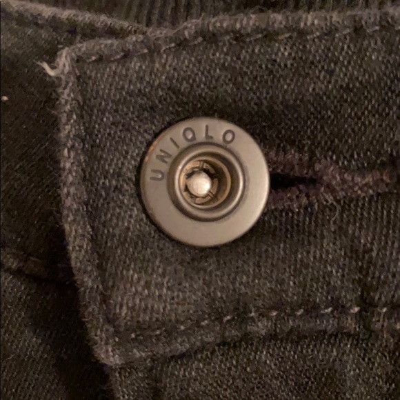 Uni Qlo jet black soft denim - Picture 6 of 7